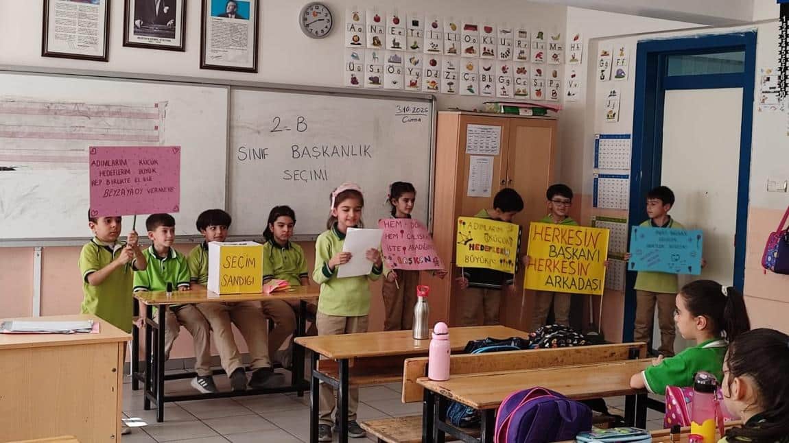 2B SINIFINDA SINIF BAŞKANLIĞI SEÇİM HEYECANI